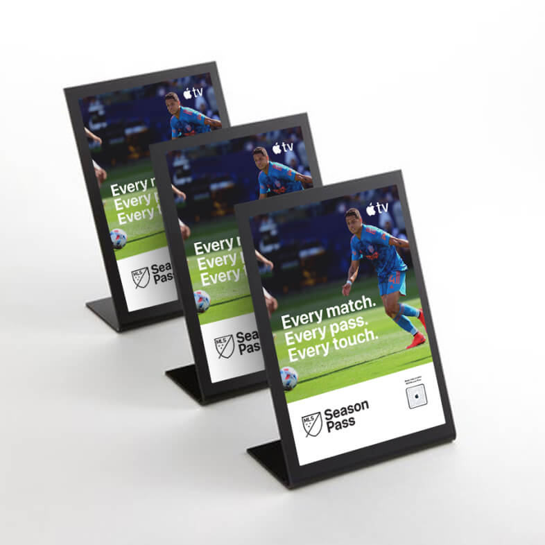 MLS Season Pass display cards