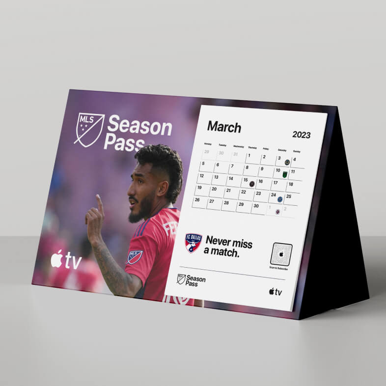 Calendar of Apple TV MLS Season Pass