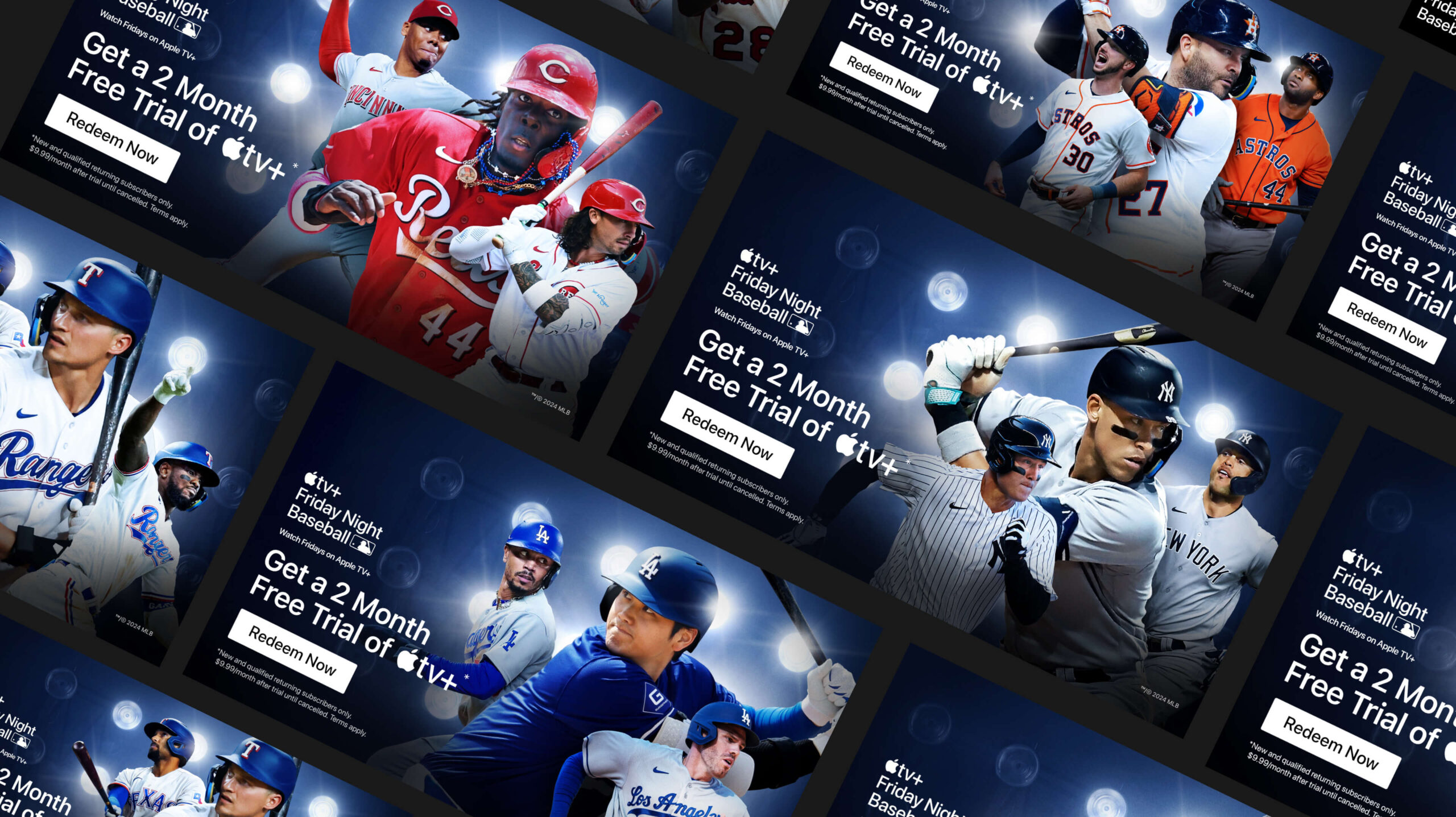 MLB slides for Apple TV+