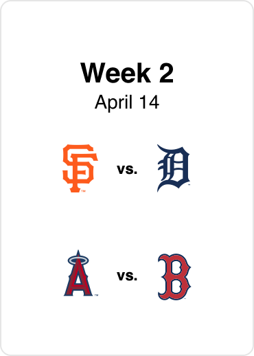 MLB Week 2