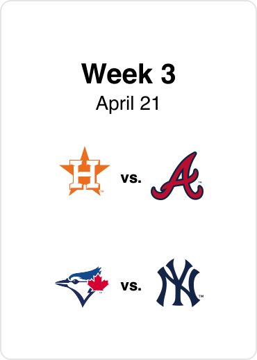 MLB Week 3