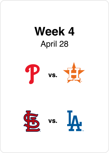 MLB Week 4