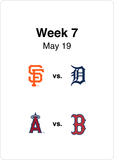 MLB Week 7