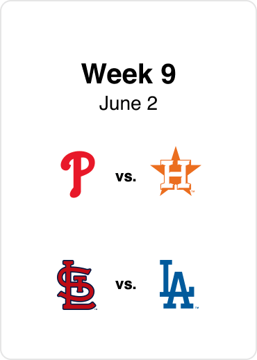 MLB Week 9