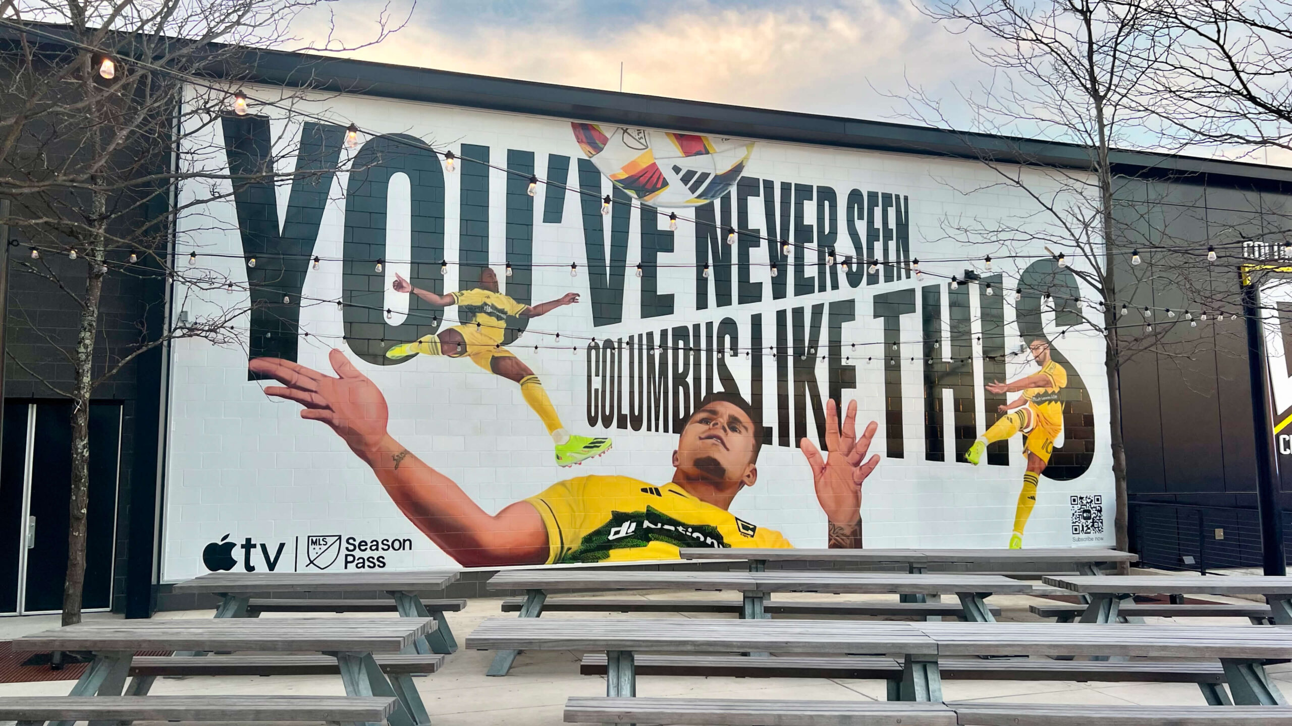 MLS Columbus wall display