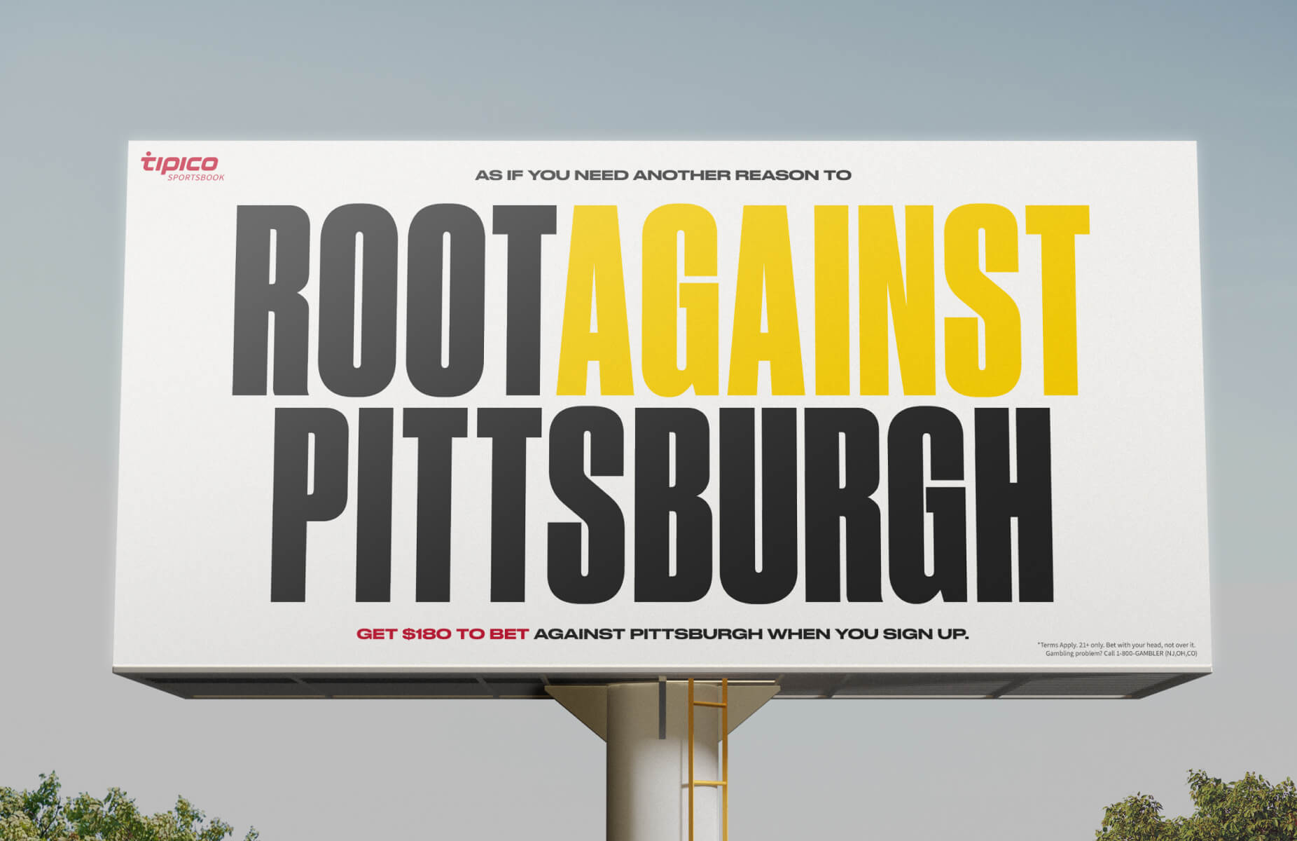 Root Against Pittsburgh billboard ad